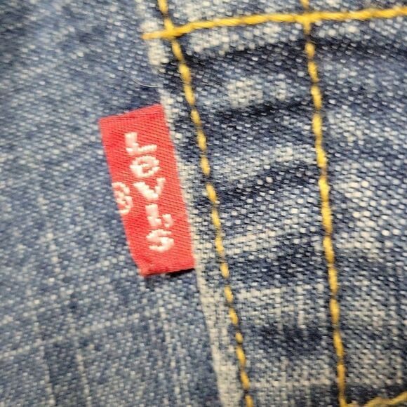 LEVIS 518 WOMENS SUPERFLOW STRETCH CUTOFF SHORTS SIZE JUNIORS 1 - Picture 7 of 8